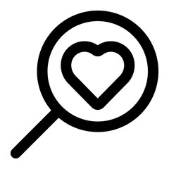 love icon for illustration