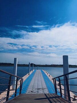 pier in the sea