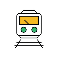 Train  Icon vector stock illustration