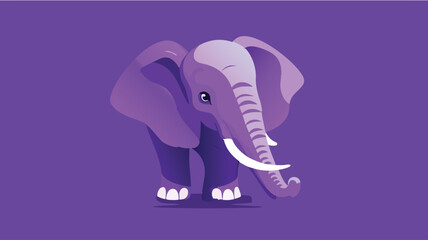 vector illustration of an elephant