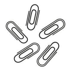 set of paper clips