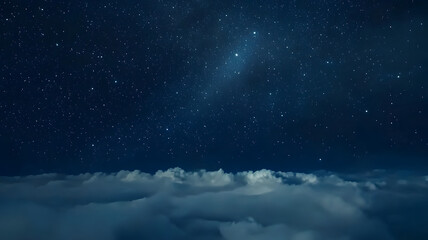 Naklejka premium night sky with stars