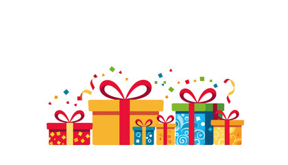 Colorful-Gift-Boxes-Vector-Illustration-with-Confetti-Perfect-for-Birthday-Celebrations-Holidays-and-Special-Occasions-Gift-Giving-and-Festive-Designs