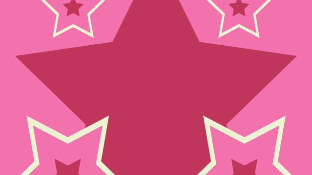 Stars Flat Shapes 5 Styles Horizontal Transitions 2 MOGRT 380