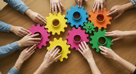 Collaborative Teamwork Achieving Success Through Synergy