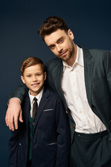 Special moments of celebration on Fathers Day in 2025 with father and son together