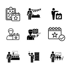 Event Planning icon design vector