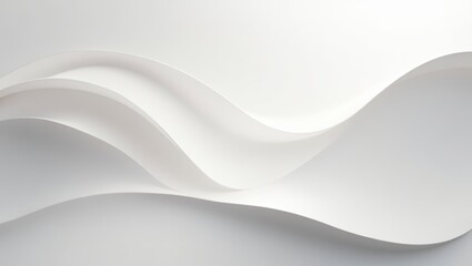 Abstract White Paper Waves