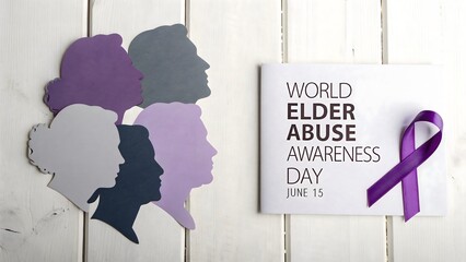 World Elder Abuse Awareness Day — June 15 Purple Ribbon Campaign for Senior Protection