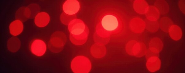 Abstract red bokeh, festive glow Blurred holiday lights, crimson sparkle , festive texture, christmas glow, winter