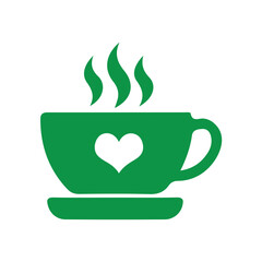 cup of tea with heart
