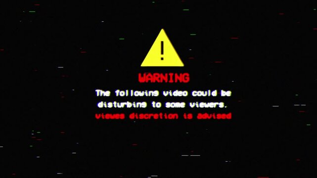 VCR playing, VHS tape playing, with Static noise and glitch text effect bad signal. TV noise, vintage animation video background