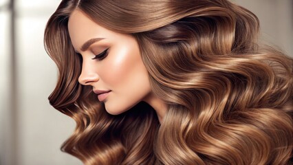 Luxurious hair styling techniques for stunning waves hair salon visual guide bright studio close-up beauty and fashion trends