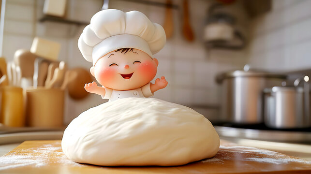 Chef on Bread Dough Hill
