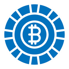 Obraz premium Bitcoin Digital Currency icon