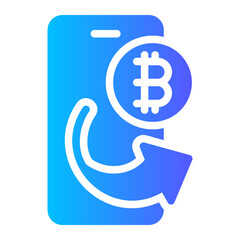 mobile crypto transfer icon