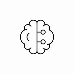 mind connection icon sign vector