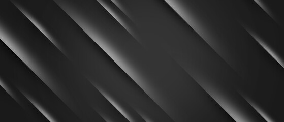 Black minimal tech geometric modern dynamic shape lines abstract background 