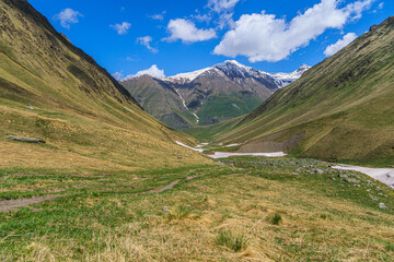 Fototapeta premium Juta, Georgia - A Country in Caucasus Mountains