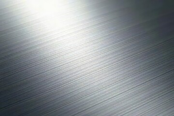 Sleek brushed steel plate, soft light reflection , minimal, glossy