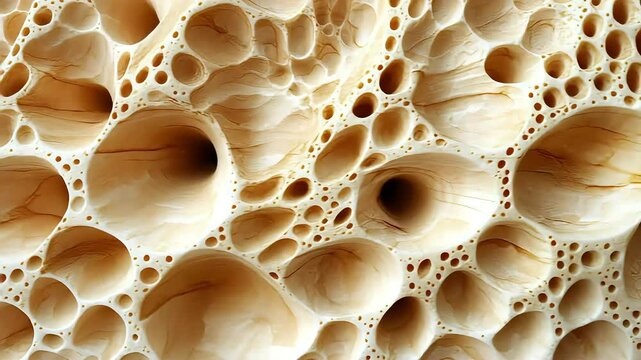 Organic porous surface transforming and evolving