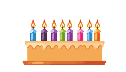 Birthday-Cake-With-Colorful-Candles-Celebration-Dessert-Sweet-Treat-Festive-Occasion-Party-Decorations-Celebratory-Food-Delicious-Bakery-Confectionery