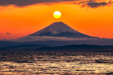 Mount Fuji sea