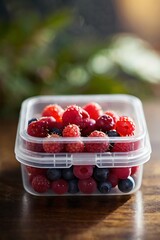 raspberries in a bowl
