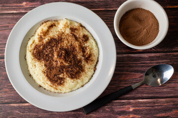Semolina pudding 