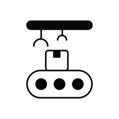 Manufacturing  Icon vector stock illustration