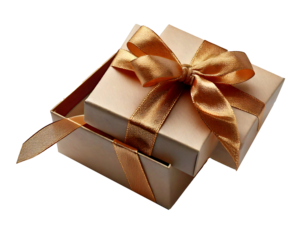 Elegant Christmas Gift Boxes Isolated on transparent background and white background | Festive Holiday Presents with Ribbons and Bows | PNG Clipart for Design Projects