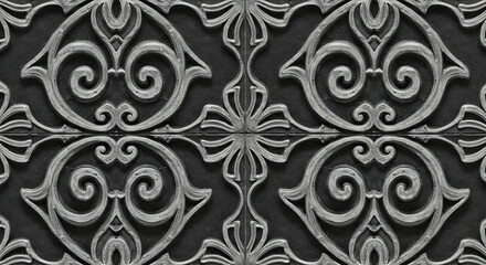 Fototapeta premium decorative ornamental pattern with symmetrical design