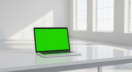Fototapeta premium computer monitor with blank screen