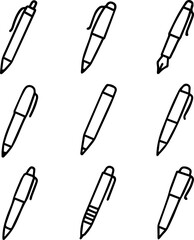 Set of pen.eps