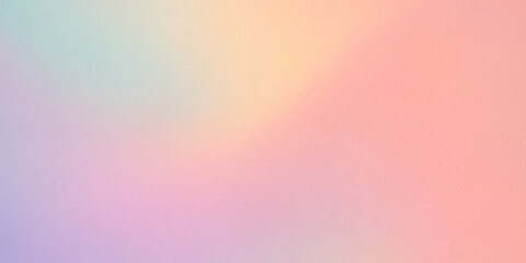 Vibrant and Dreamy Pastel Gradient Abstract Background with Blended Hues of Pink, Orange, Blue, and...