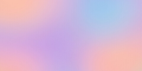 Dreamy Abstract Gradient Background with Soft Blends of Peach, Lavender, and Sky Blue