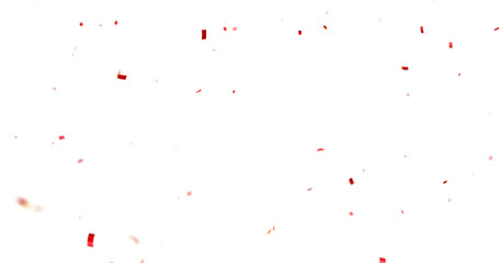 Colorful Confetti against a White Background Tranparent BG Confeti. Confetti partical isolated background. 3d Rendering Transparent Confetti. Confetti Celebrations Party Background Design.