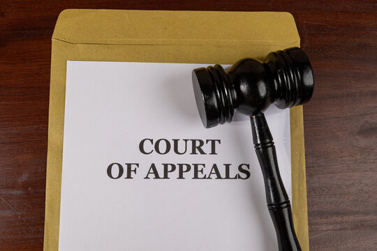 Court of Appeals Legal Document with Gavel – Appellate Jurisdiction and Justice Process Concept