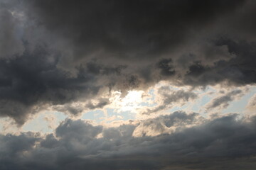 sun clouds in the sky