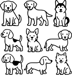 Set of dogs.eps