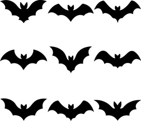 Fototapeta premium Set of bats.eps