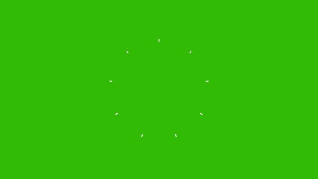 Circles fireworks explosion line shape blast, Firework Circle Burst Motion Graphics in After Effects with Shiny Pop-up Lines and Explosive Blast on Green Screen. Cartoon flat vector random explosion