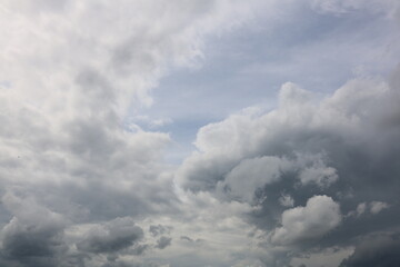 white clouds in the sky