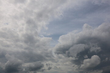 blue sky with clouds