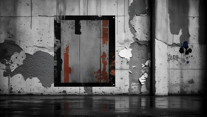 old window in the wall