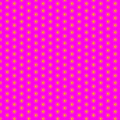 Seamless Floral Pattern with Flower Silhouettes on Vibrant Background – Modern Botanical Repeat Design in Vector/ Format