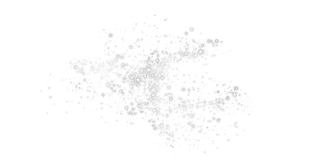 A soft white dust cloud drifts through the air, illuminated by tiny glowing particles.