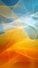 Abstract Flowing Colors Create a Vibrant Background Design. Abstract digital artwork featuring overlapping translucent shapes in a gradient of soft colors