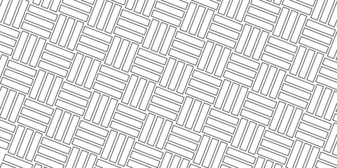 Weave Pattern Showing Repetition Useful as Background. Minimal line Seamless geometric pattern with shapes. Decoration and maze ornament square wall tile. colorful rattan weave texture background.