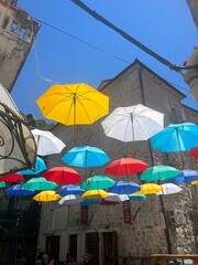 colorful umbrellas
